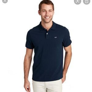 Vineyard Vines men’s navy 100% cotton polo